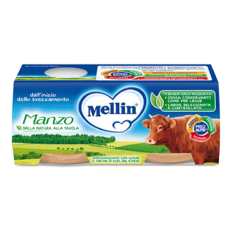 MELLIN OMOG MANZO 2X80G