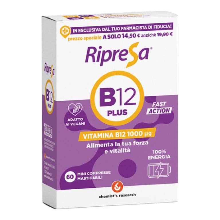 RIPRESA B12 PLUS 60CPR MASTIC